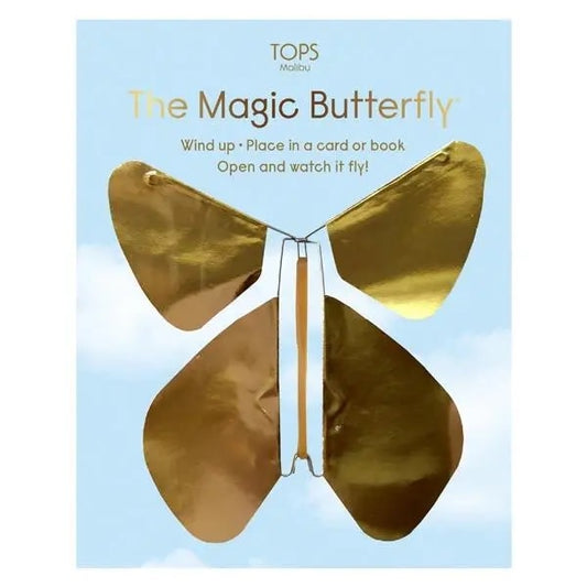 magic butterfly - blue sky card by tops malibu