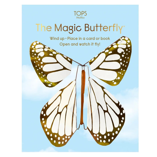magic butterfly - blue sky card by tops malibu