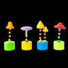 toy - push puppet - mushroom - top color by jack rabbit creations