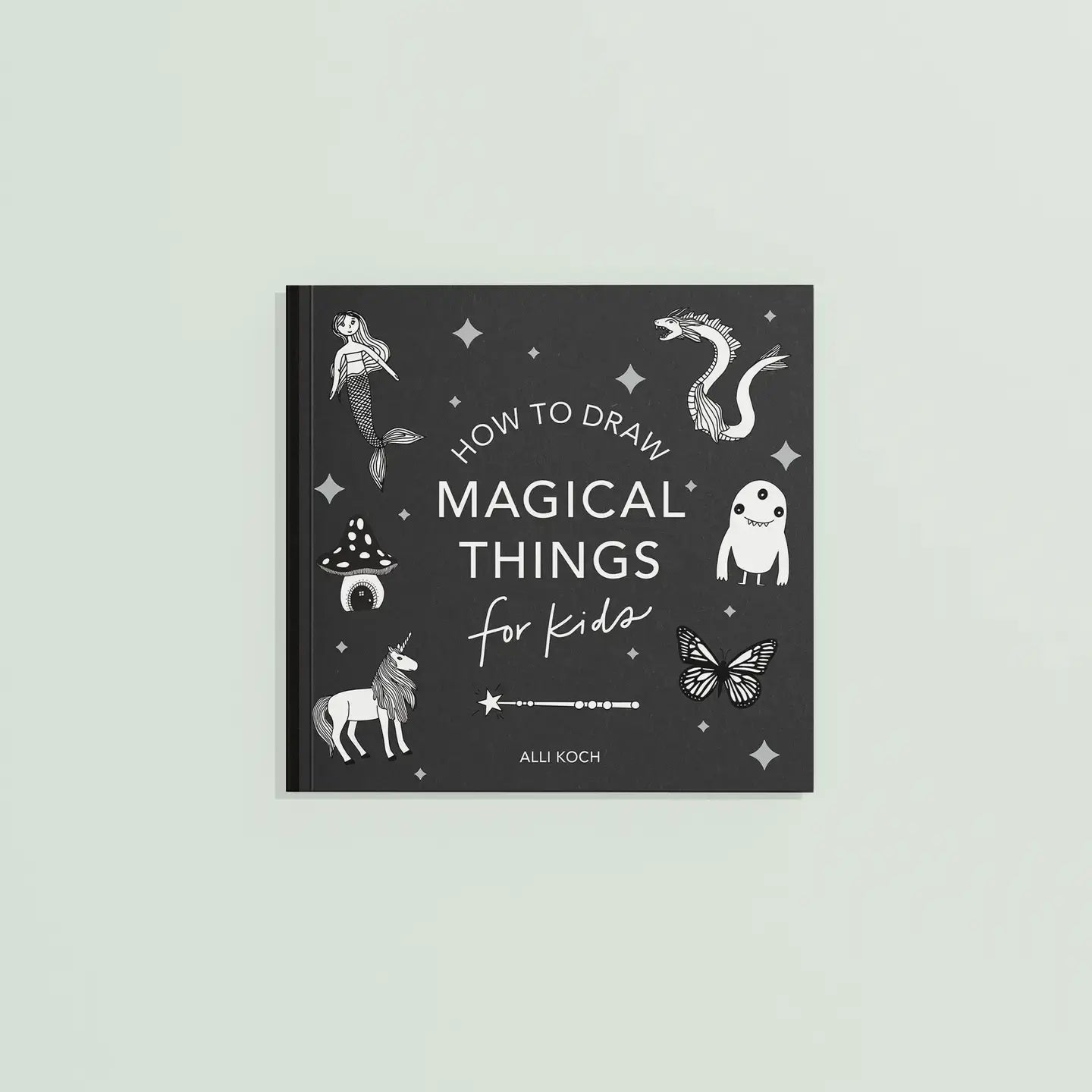 book - how to draw magical things for kids - travel size by paige tate & co.