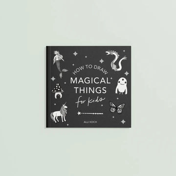 book - how to draw magical things for kids - travel size by paige tate & co.