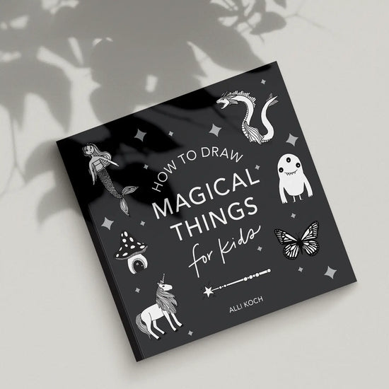 book - how to draw magical things for kids - travel size by paige tate & co.