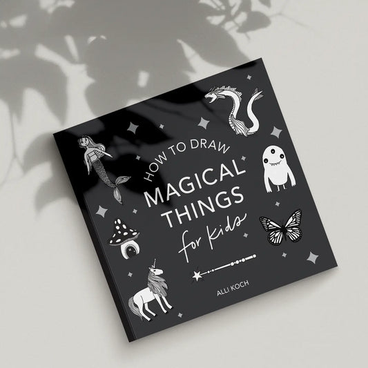 book - how to draw magical things for kids - travel size by paige tate & co.