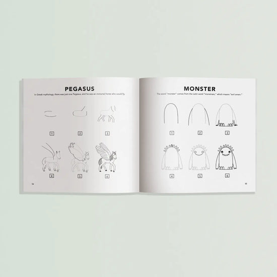 book - how to draw magical things for kids - travel size by paige tate & co.