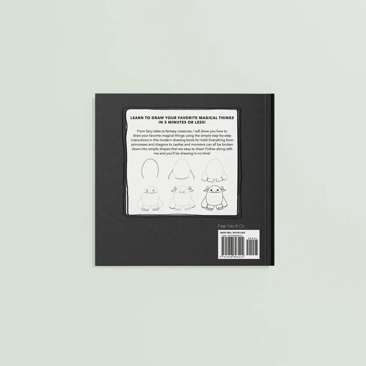 book - how to draw magical things for kids - travel size by paige tate & co.
