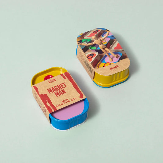 tinned goods - mini artist's model/mannequin - magnetic by block design