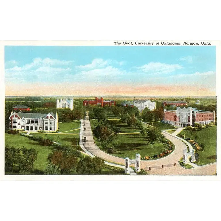 magnet - oklahoma theme by found image