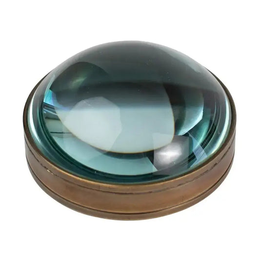 paperweight - magnifying - antiqued brass by ten thousand villages
