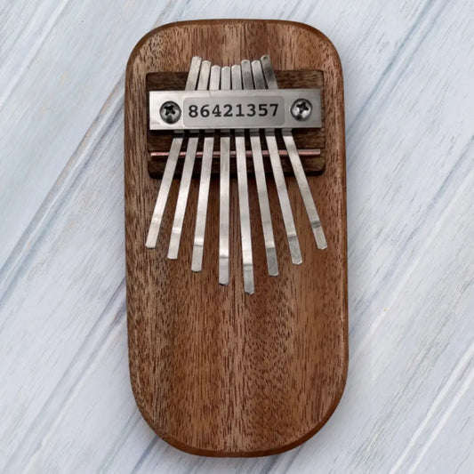 thumb piano - mahogany wood by mountain melodies, llc