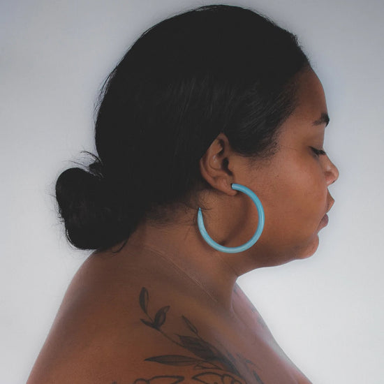 earrings - large hoop by binky and lulu