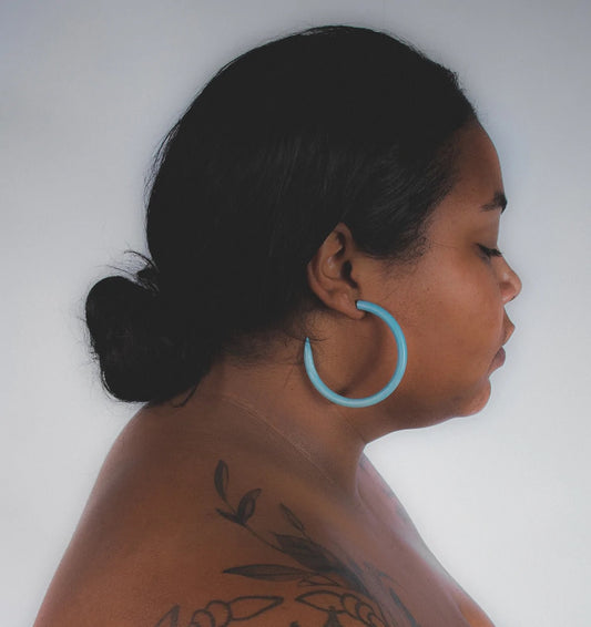 earrings - large hoop by binky and lulu