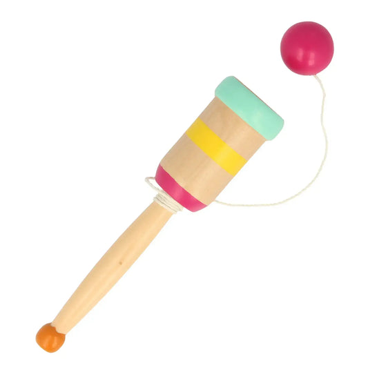 toy - wooden cup & ball by keycraft