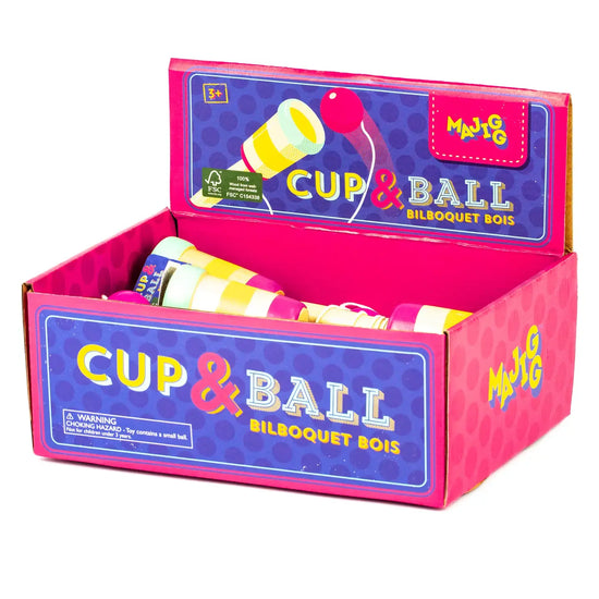 toy - wooden cup & ball by keycraft