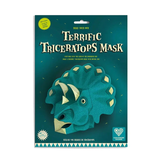 kit - 3d mask - triceratops by clockwork soldier