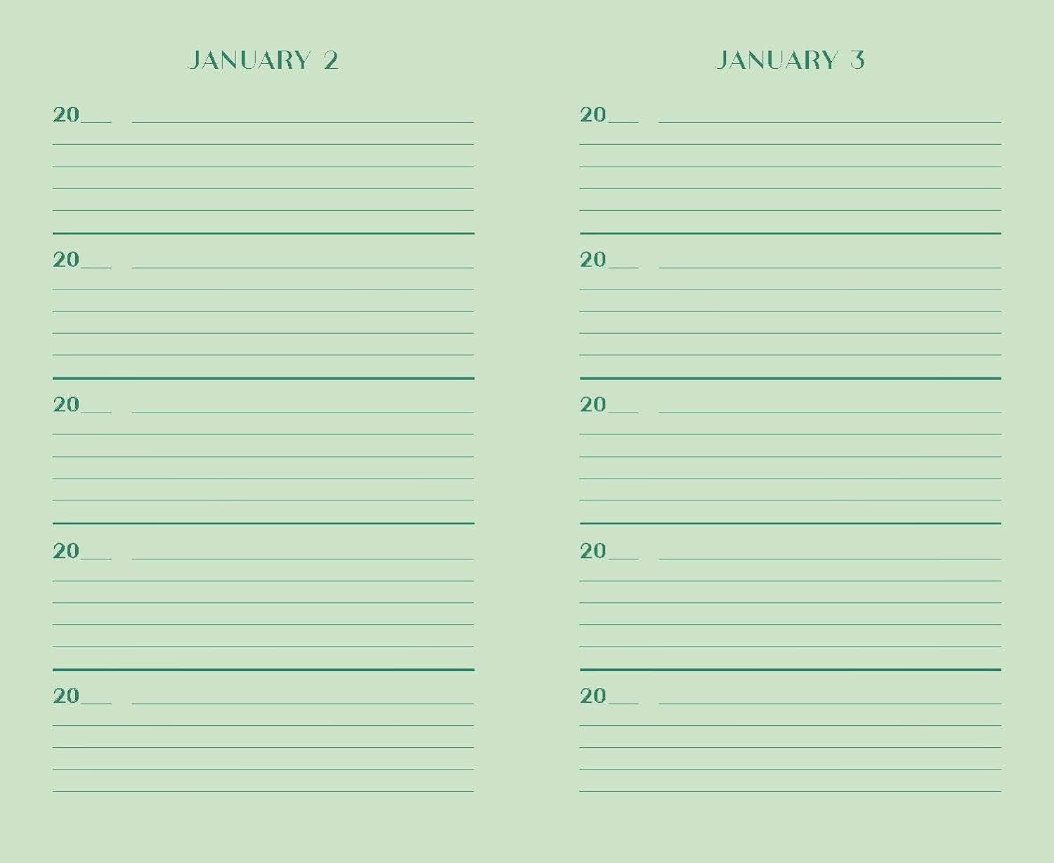 journal - one line a day by chronicle books