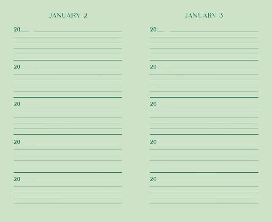journal - one line a day by chronicle books