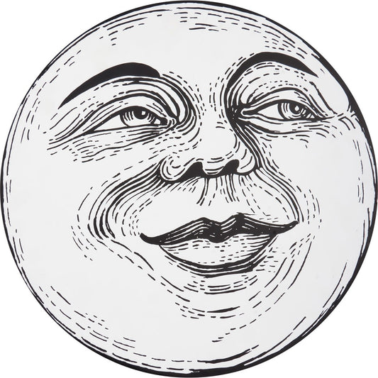 wall decor - man in the moon by primitives by kathy
