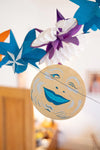 garland - recycled cotton paper - moons & stars by east end press