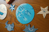 garland - recycled cotton paper - moons & stars by east end press