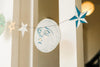 garland - recycled cotton paper - moons & stars by east end press