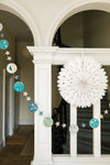 garland - recycled cotton paper - moons & stars by east end press