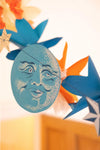 garland - recycled cotton paper - moons & stars by east end press