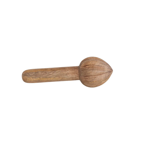 citrus reamer - mango wood - 6.25" by creative co-op