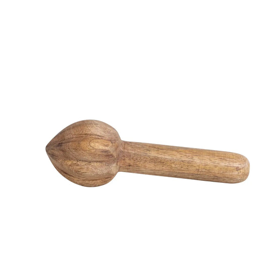 citrus reamer - mango wood - 6.25" by creative co-op