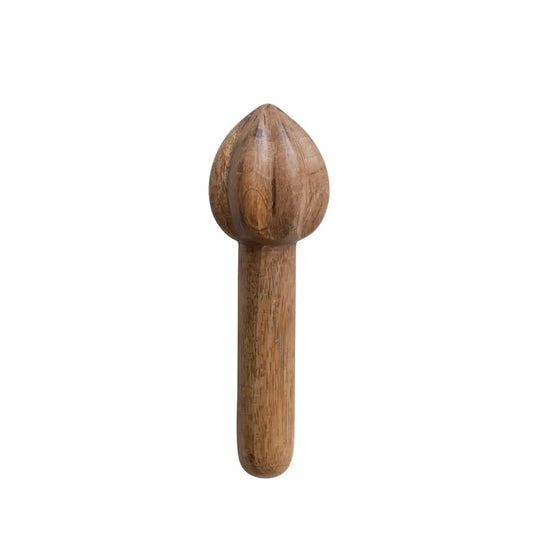 citrus reamer - mango wood - 6.25" by creative co-op