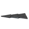 serving + cutting board - tree shape - mango wood - black by creative co-op