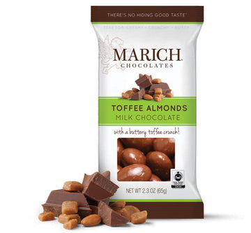 candy - milk toffee almonds by redstone foods inc