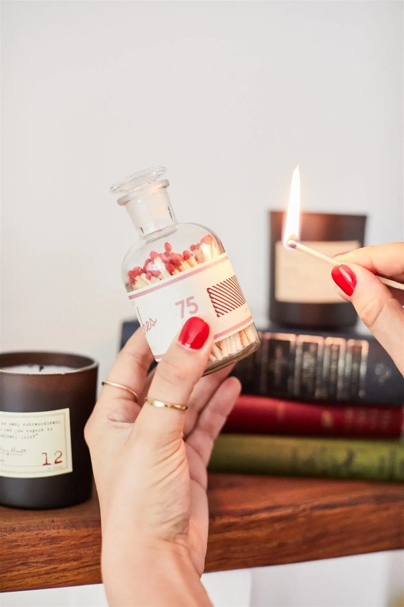 matches - glass bottle by paddywax