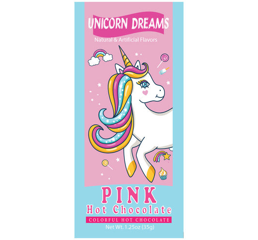 candy - unicorn dreams - pink hot chocolate by redstone foods inc