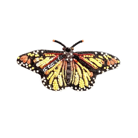 brooch pin - meandering monarch butterfly by trovelore