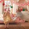 garland - giant candy cane stripe honeycomb by meri meri