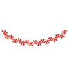 garland - giant candy cane stripe honeycomb by meri meri