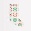 napkins - paper patchwork stocking - set of 16 by meri meri