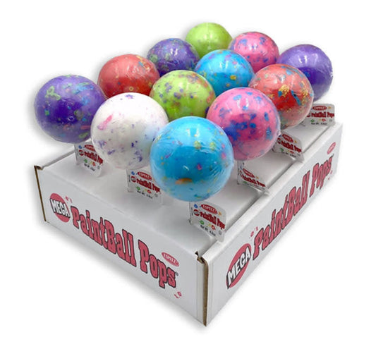 candy - mega jawbreaker - paintball pops by redstone foods inc