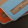 work book - heavy duty 2-pack - orange + sky blue by field notes