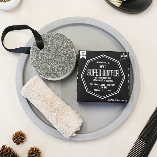 men's buffer - body wash infused by spongelle llc