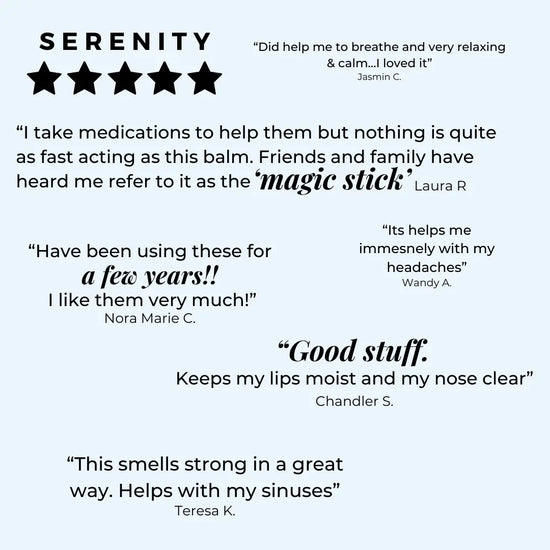 balm - aromatherapy - serenity - menthol eucalyptus by honestly margo