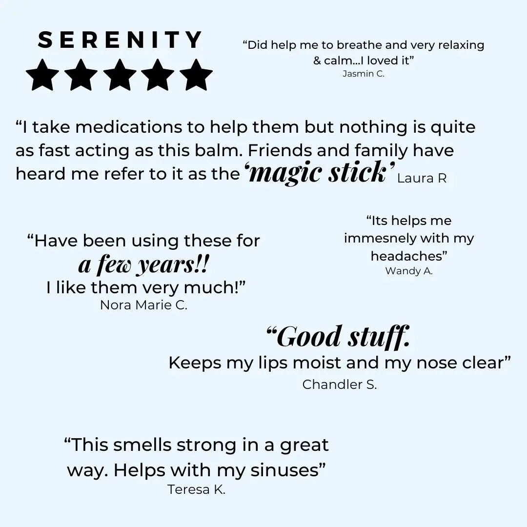 balm - aromatherapy - serenity - menthol eucalyptus by honestly margo