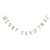 garland - merry christmas - cream detailed letters by giftsland