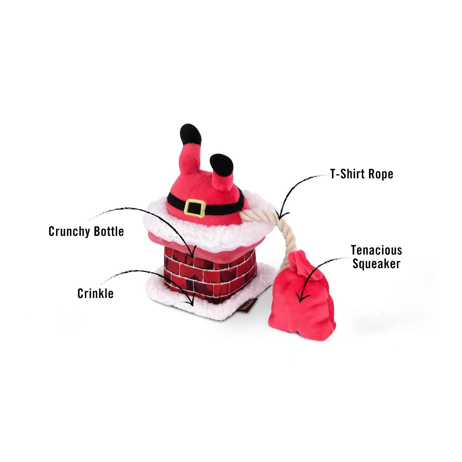 dog plush toy - holiday classic by p.l.a.y.