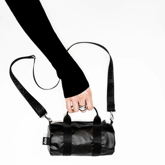 bag - weekender - black metallic by loqi llc