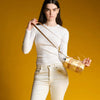 bag - weekender - gold metallic by loqi llc