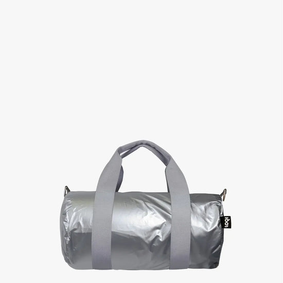 bag - weekender - silver metallic by loqi llc