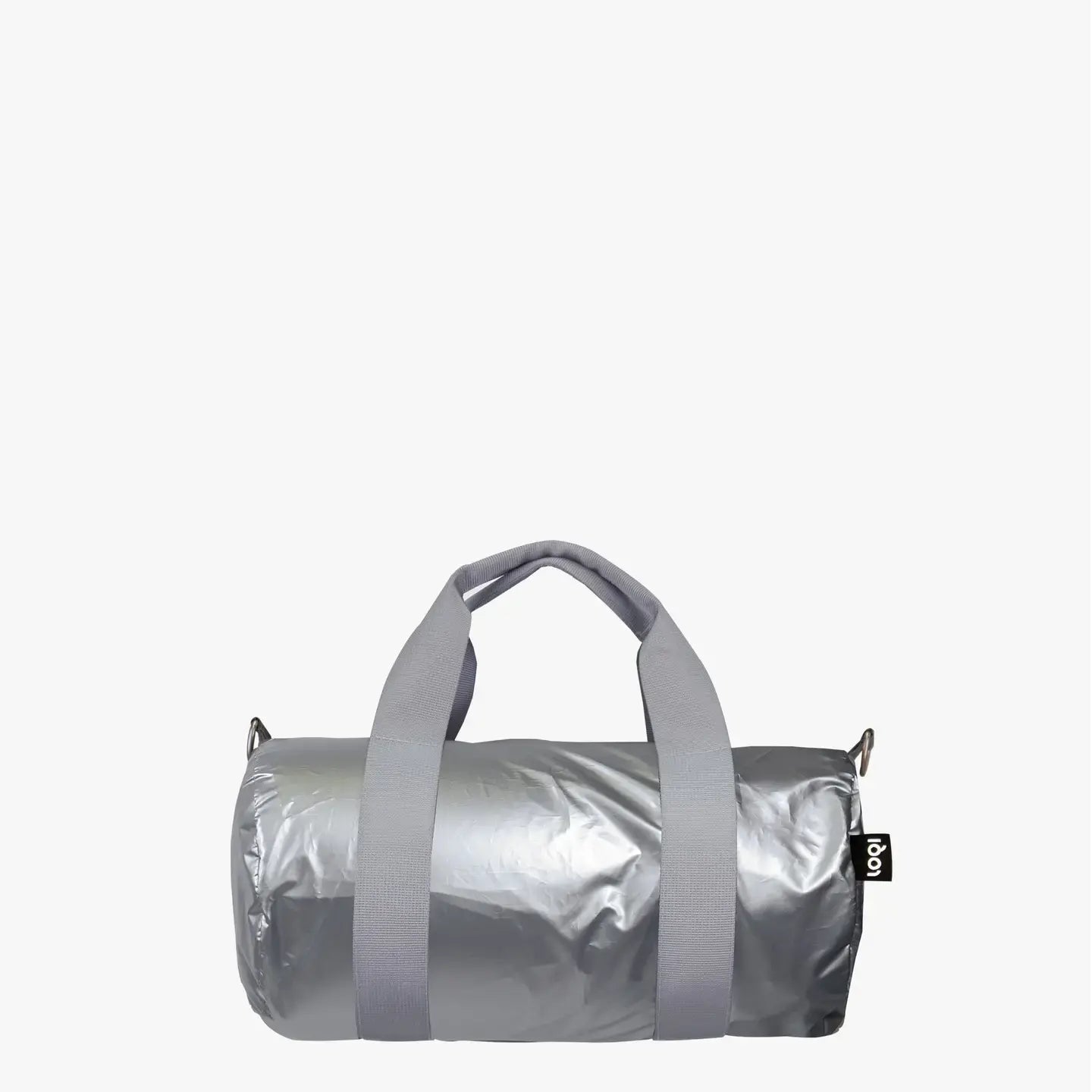 bag - weekender - silver metallic by loqi llc