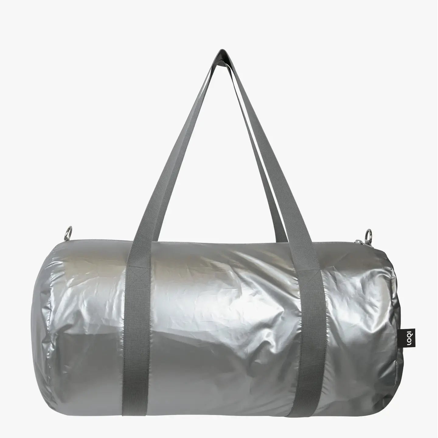 bag - weekender - silver metallic by loqi llc