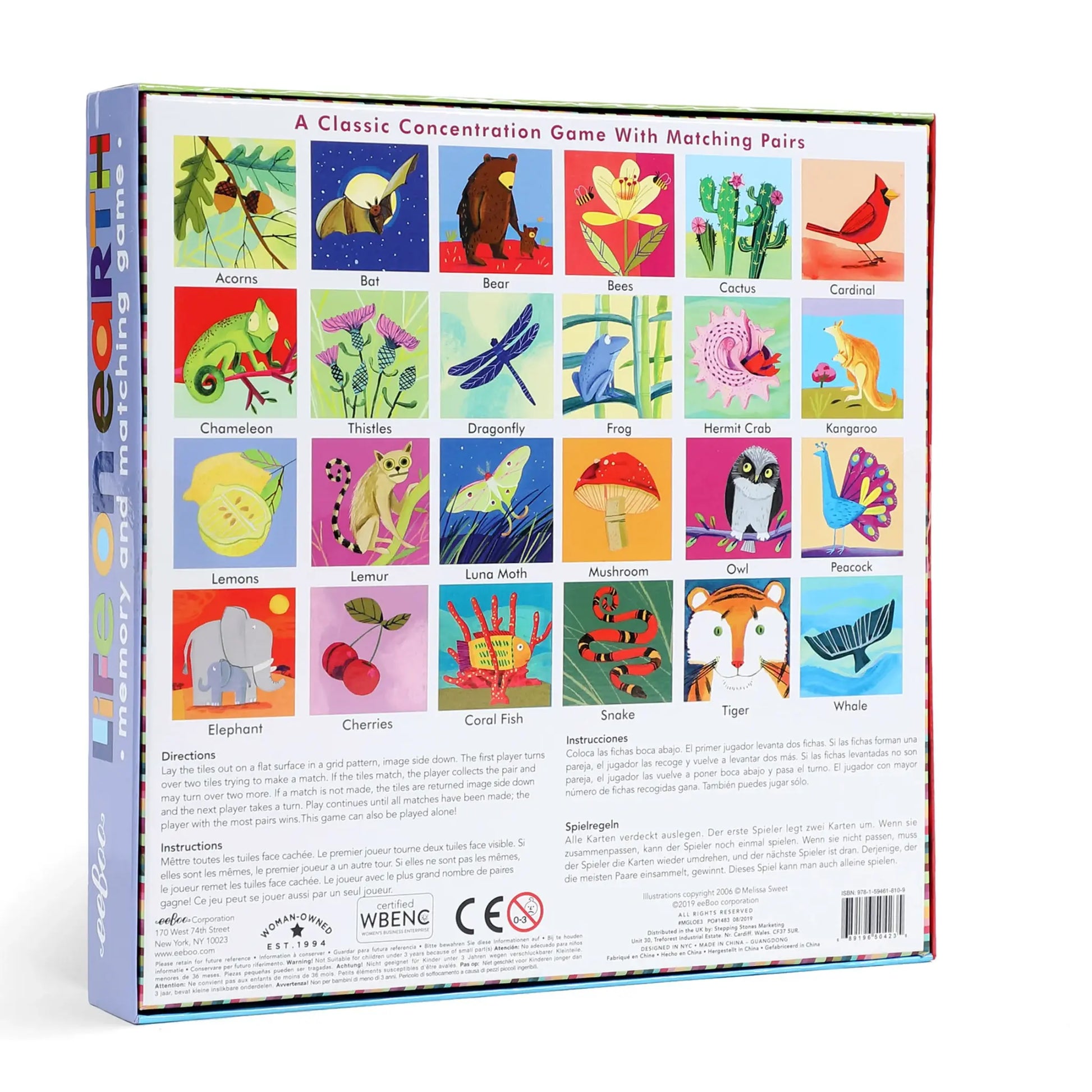 game - memory + matching - life on earth by eeboo